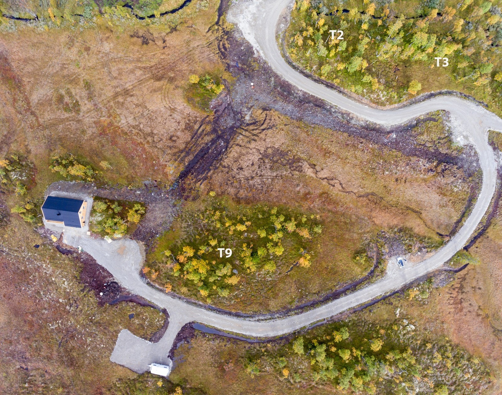 Det er lagt til rette for helårsvei til alle tomter Galleribilde