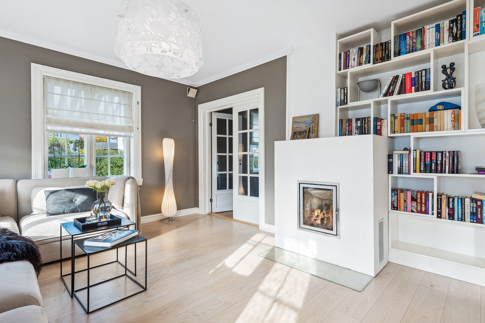 Peisen gir en lun og god stemning på kalde høst og vintersdager. Galleribilde