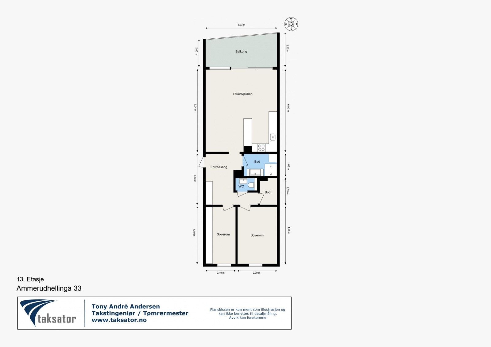Gjennomgående og luftig planløsning Galleribilde