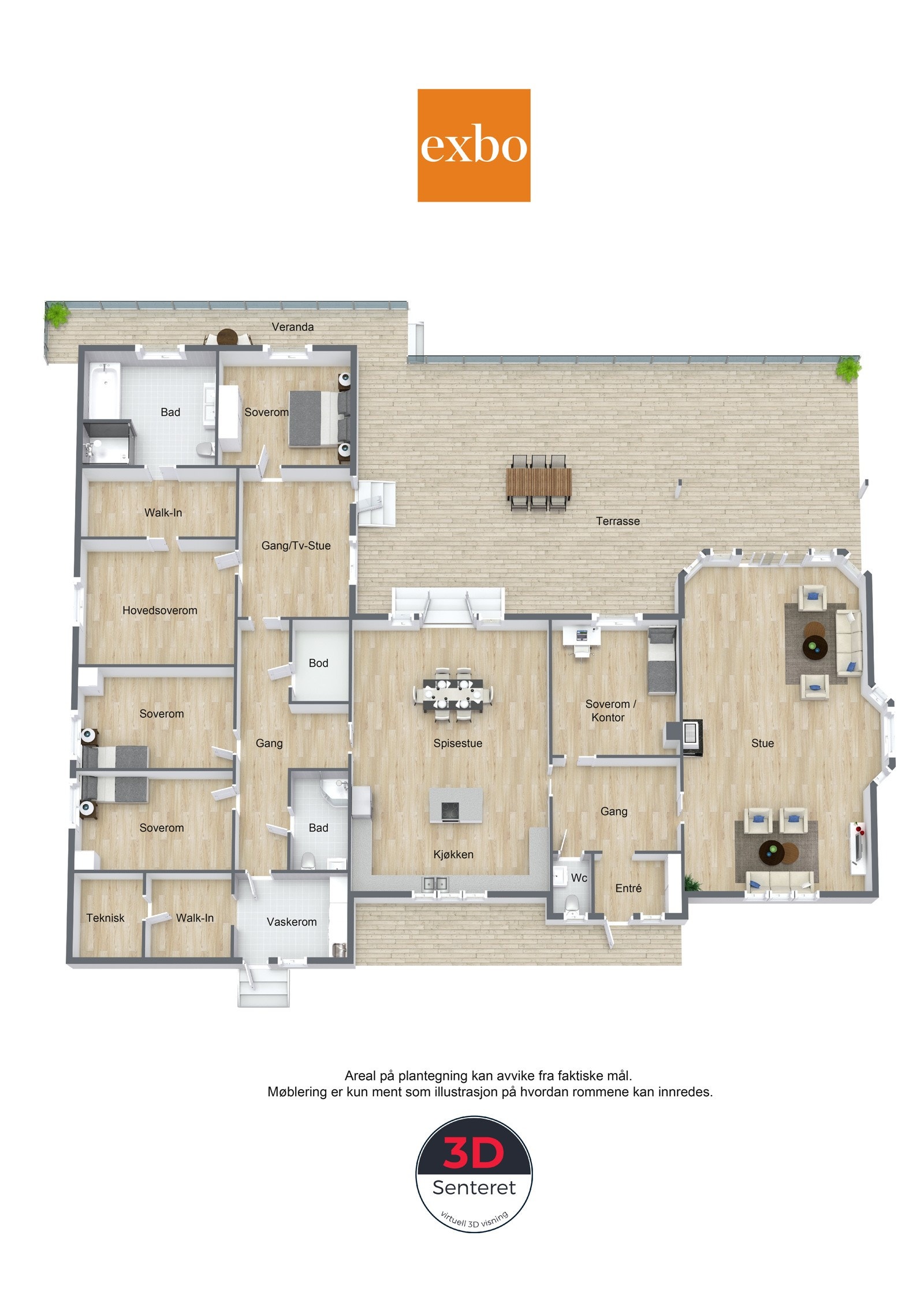 Glendrange 6 Plantegning Galleribilde