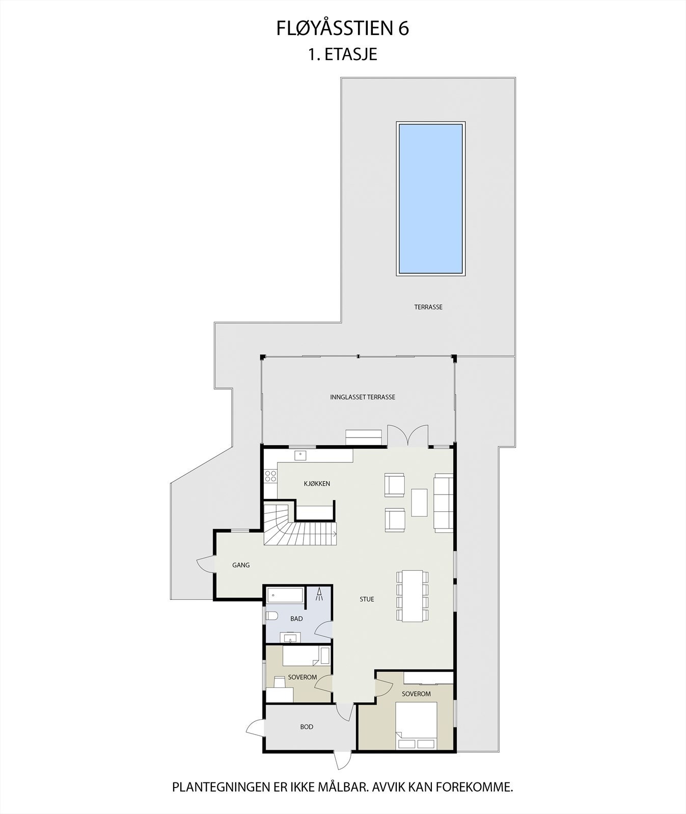 Plantegning av hovedetasjen Galleribilde