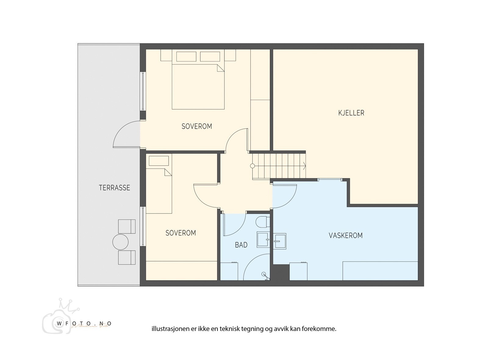 Plantegning U. etasje Galleribilde