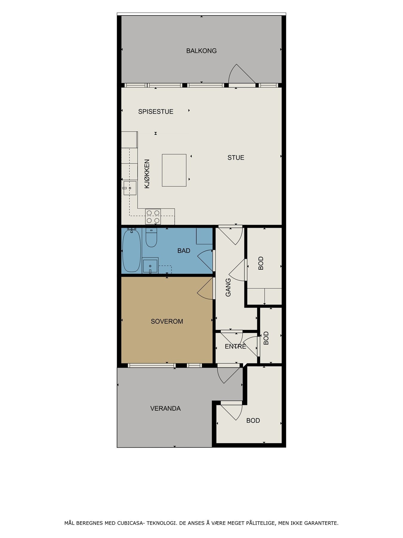 Planskisse Galleribilde