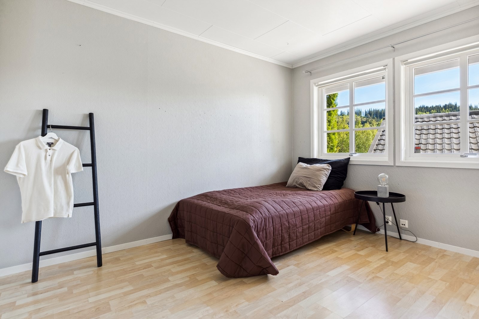 Med hele fire soverom er det god plass til familier med flere barn. Galleribilde