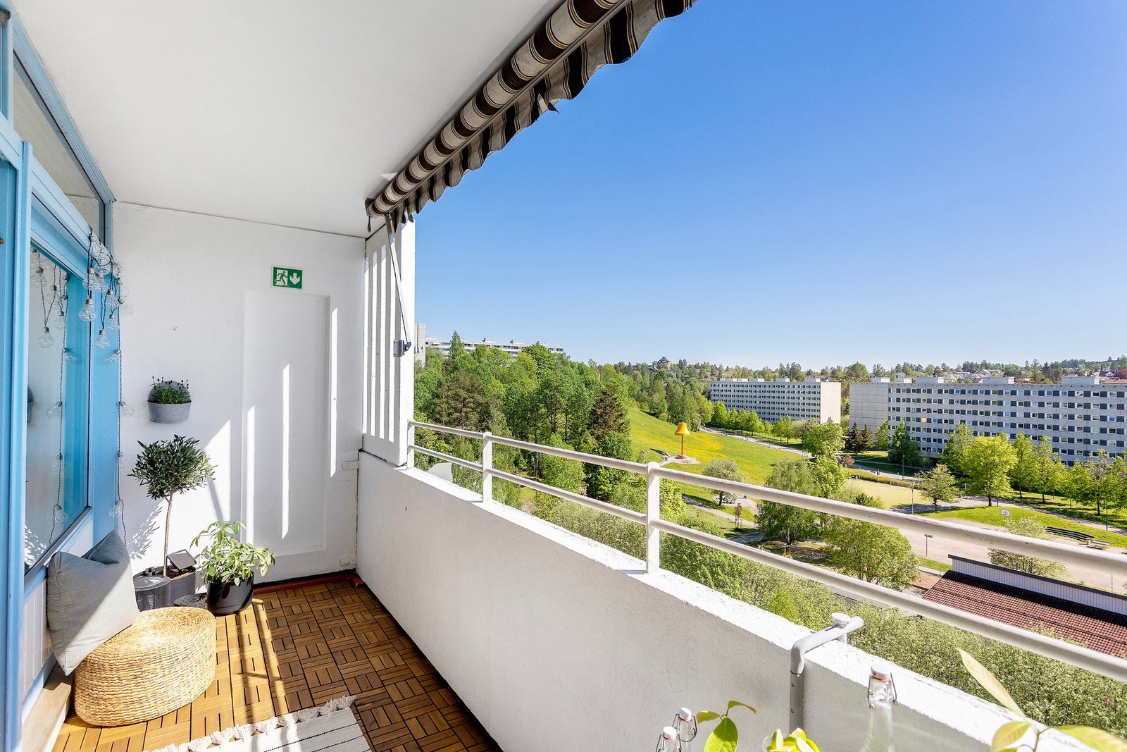 Her får du gleden av en herlig balkong med gode solforhold fra morgen til kveld. Galleribilde