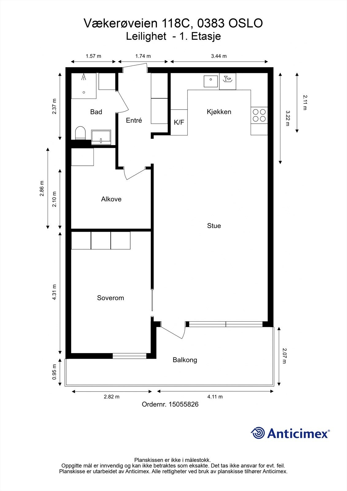 Plantegning Galleribilde