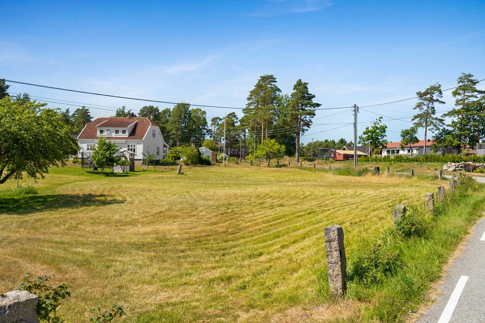 Flattliggende tomt Galleribilde