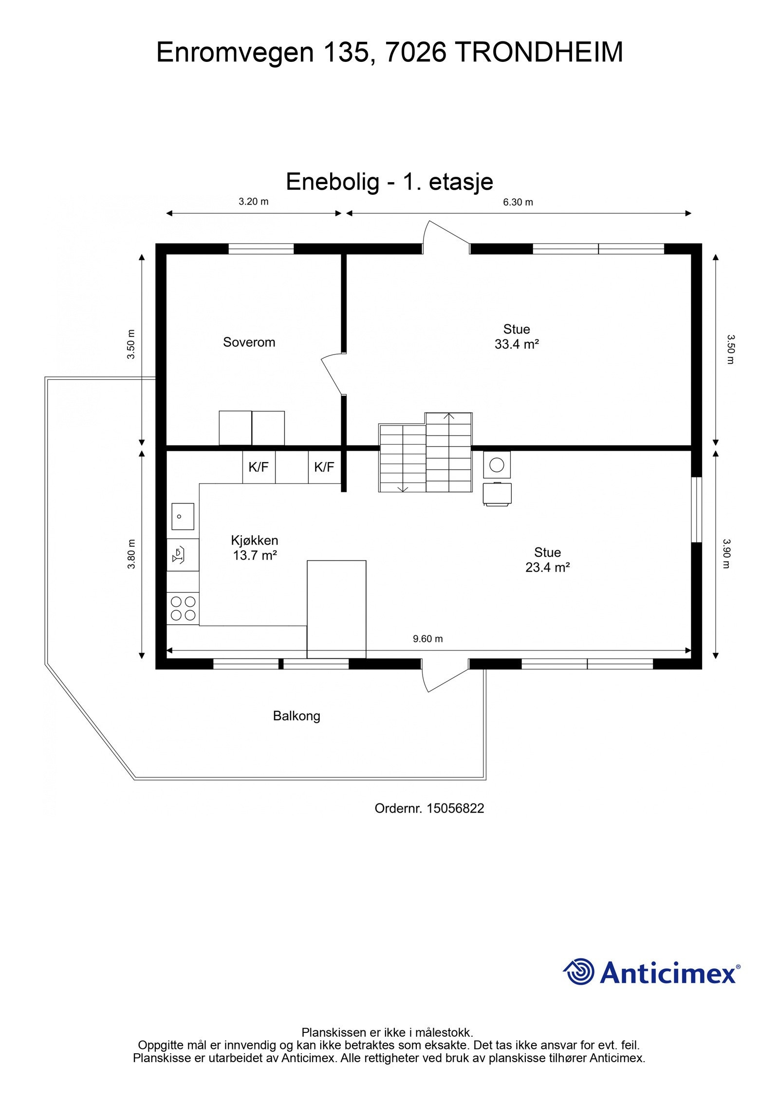 Plantegning - 1. etasje Galleribilde