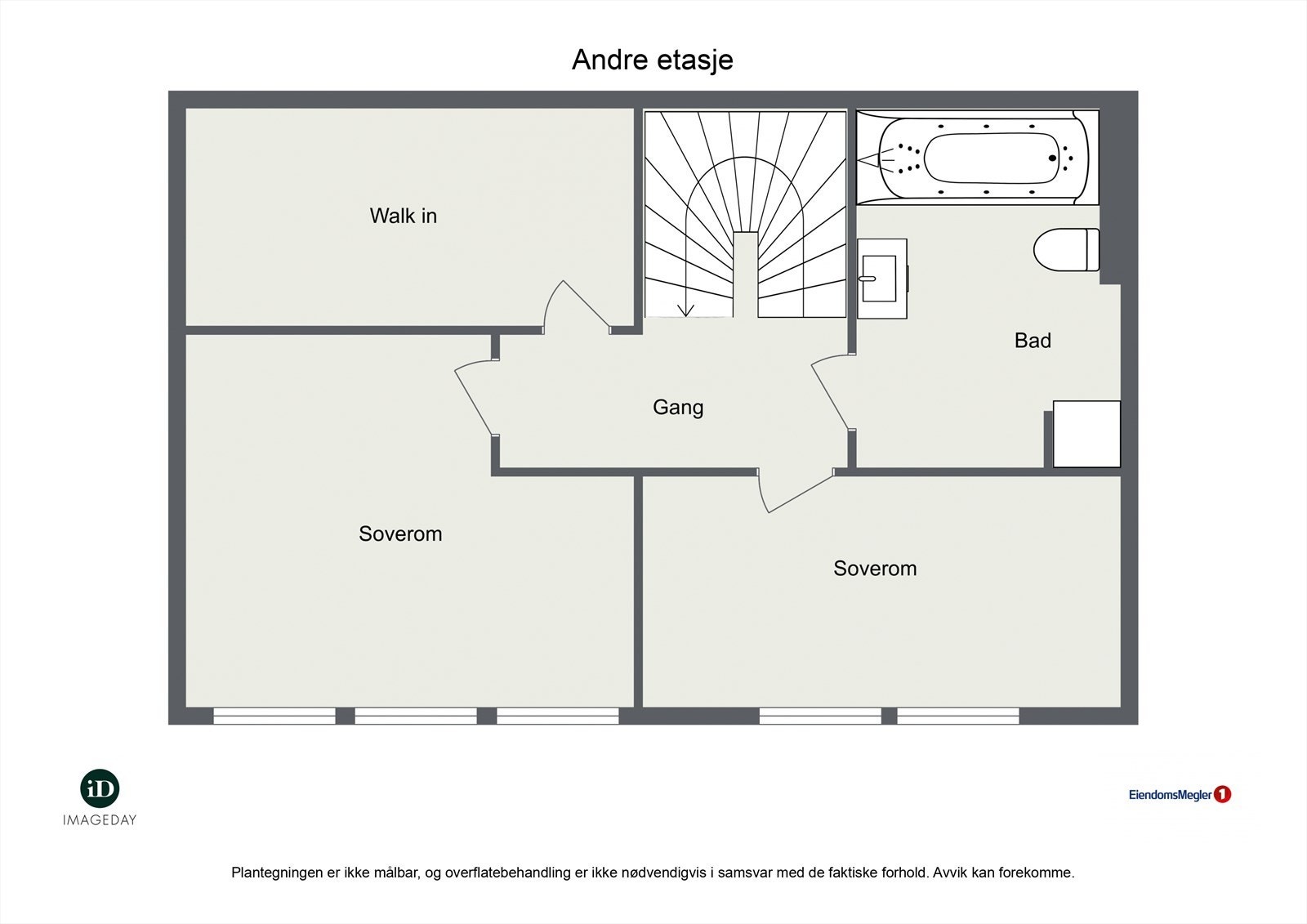 Planskisse 1. etasje. Galleribilde