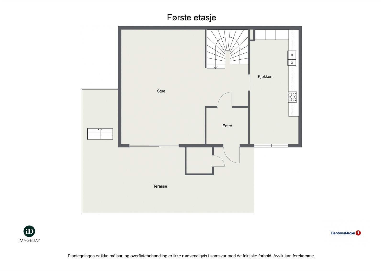 Planskisse underetasje. Galleribilde