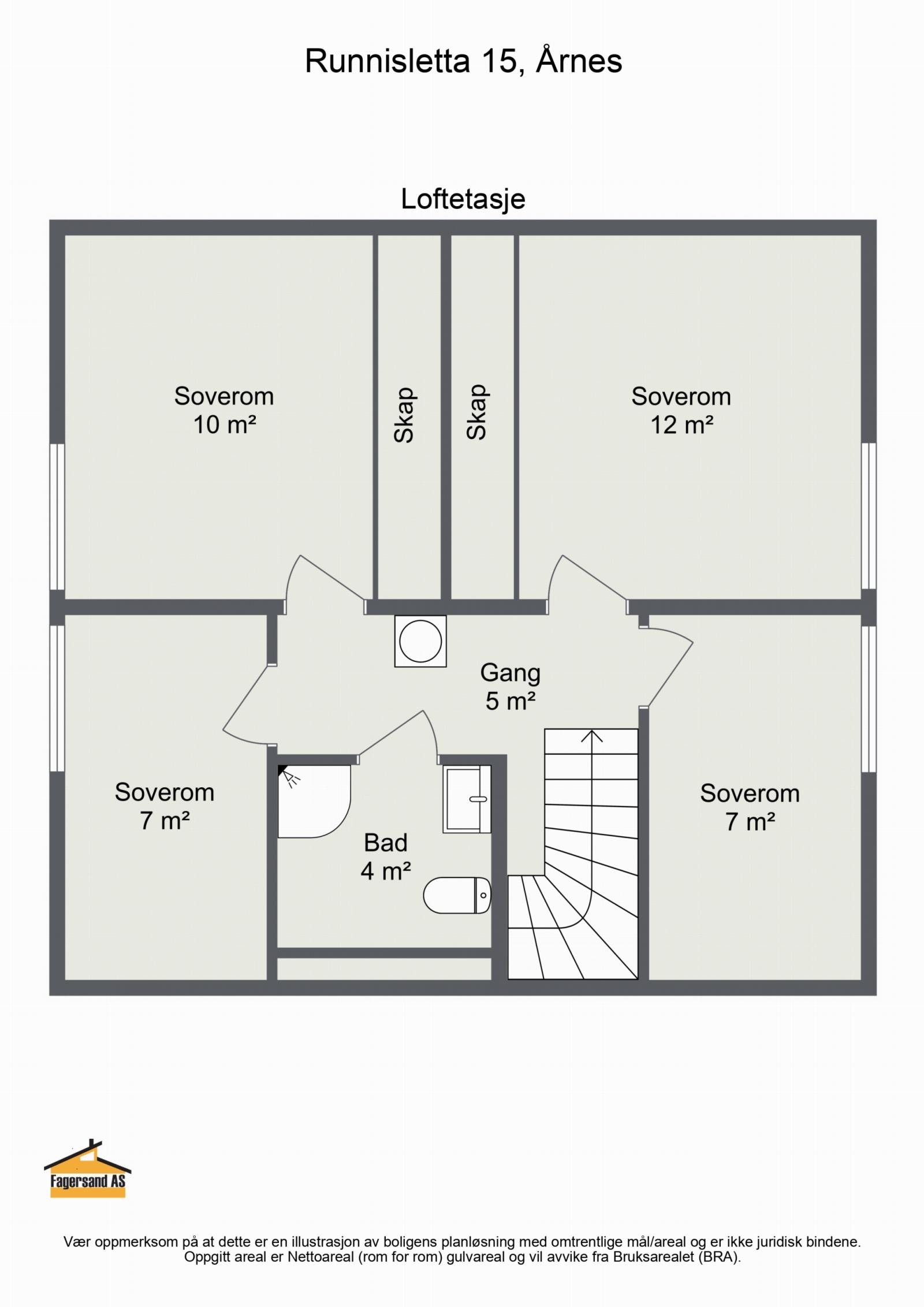 Plantegning 2. etasje Galleribilde