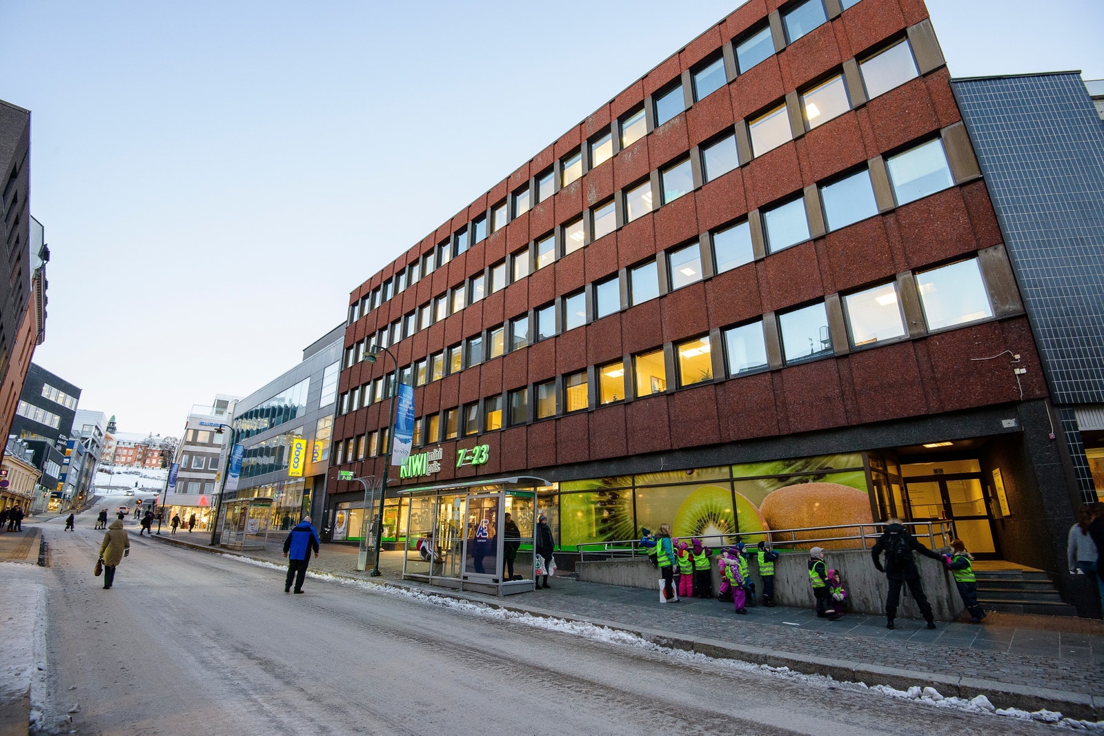 Fasade sett fra Fredrik Langes Gate Galleribilde