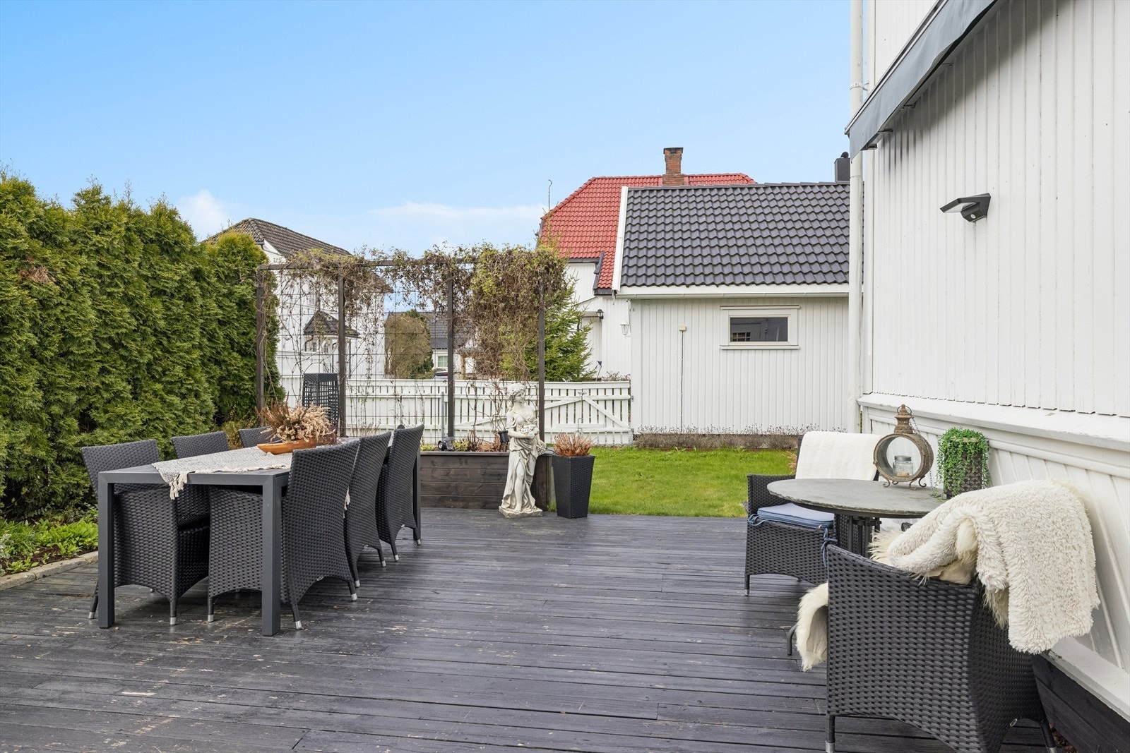 Uteområdet er naturlig inndelt i ulike soner. Galleribilde