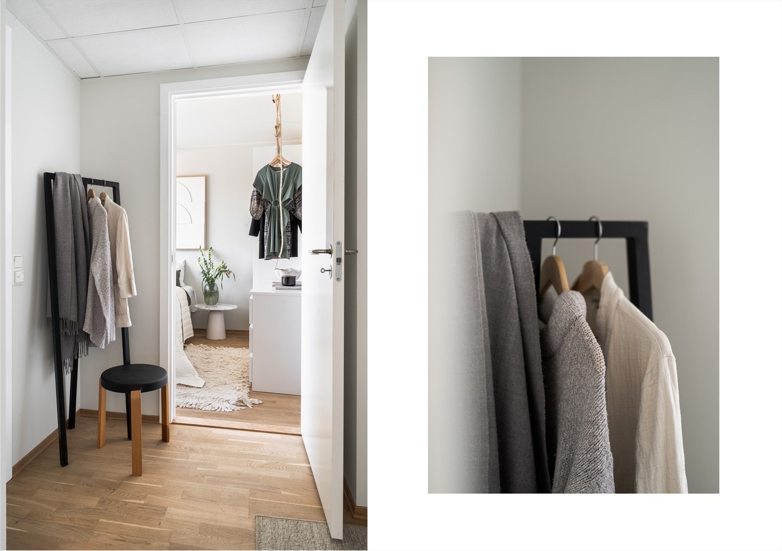 I gangen er det plass til et garderobeskap eller andre oppbevaringsløsninger etter ønske. Galleribilde