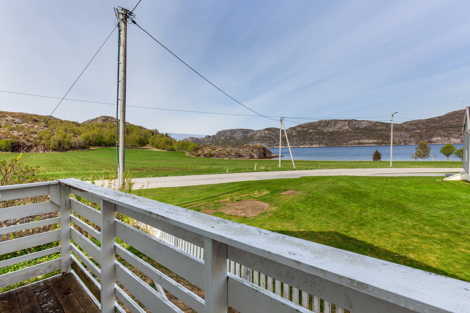 Utsikt fra balkong Galleribilde