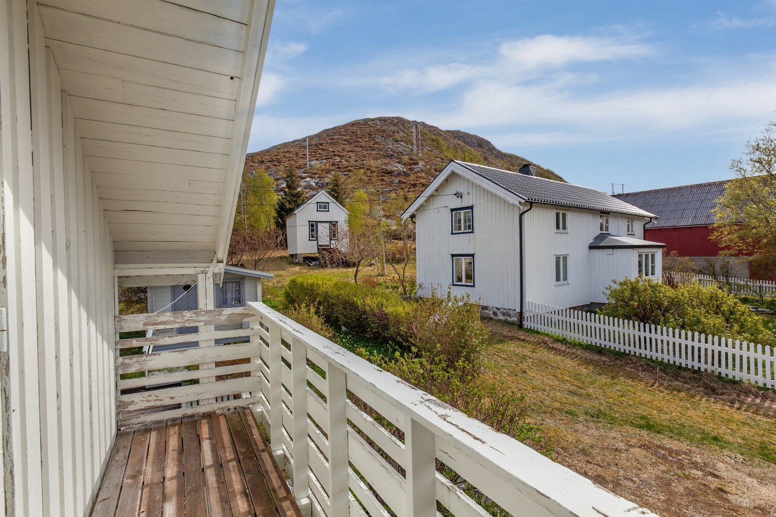 Utsikt fra balkong Galleribilde