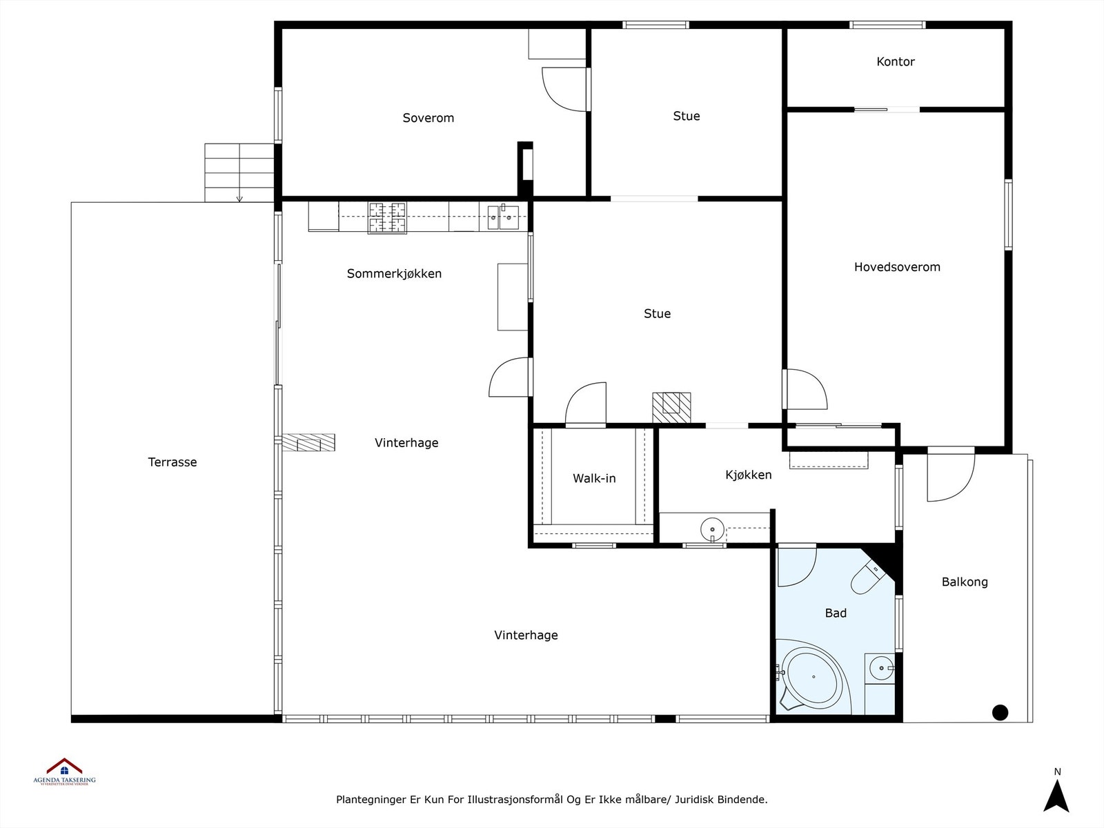 Plantegning Galleribilde