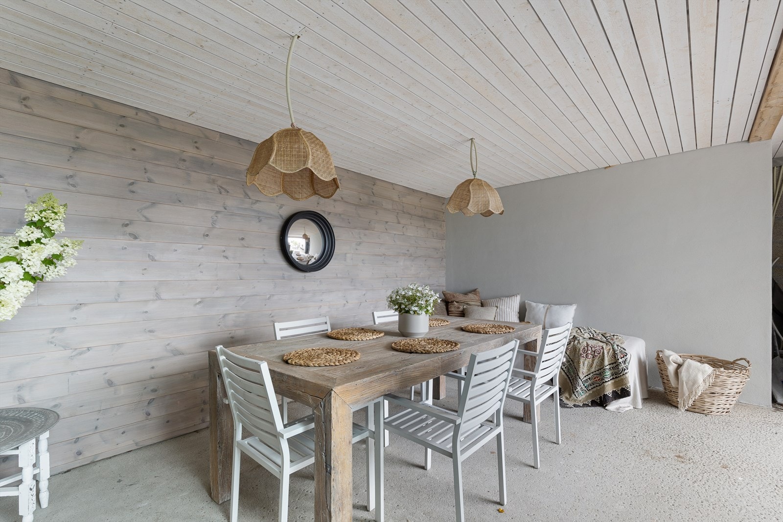 Legg merke til detaljene på veggene Galleribilde