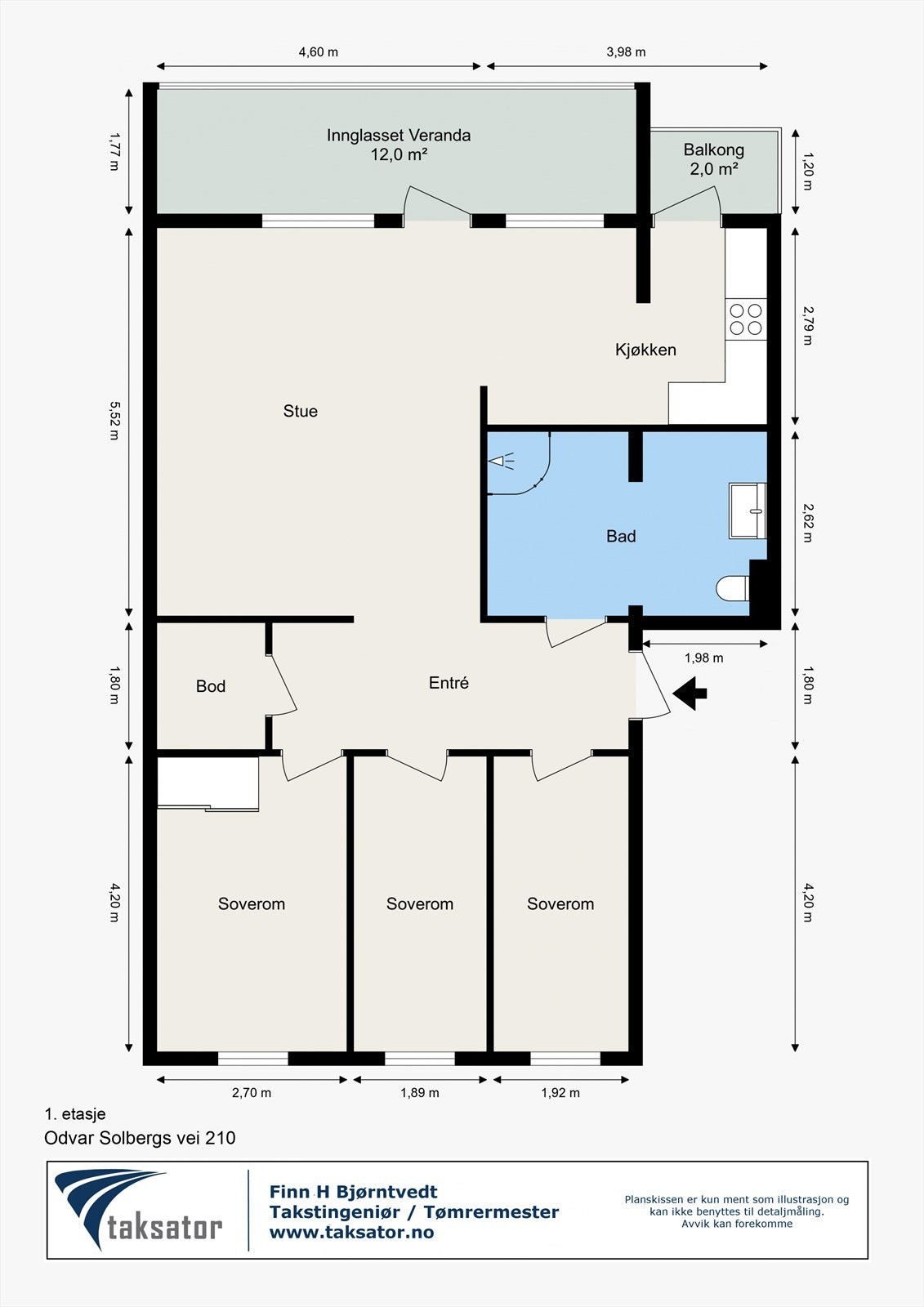 Plantegning Galleribilde