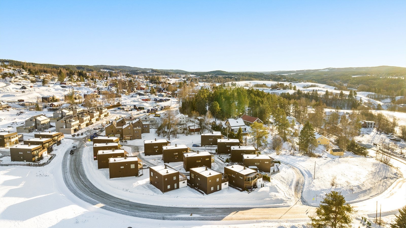 Nyetablert og hyggelig boligfelt Galleribilde