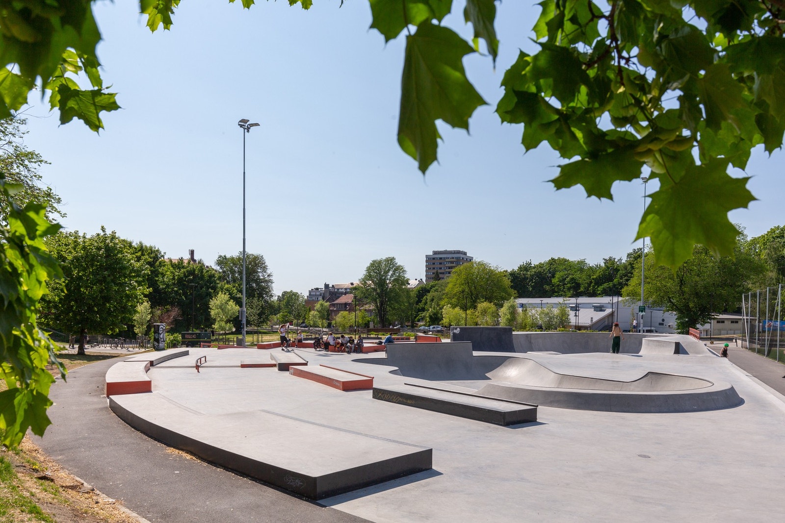 Det er også skatepark på Jordal. Galleribilde