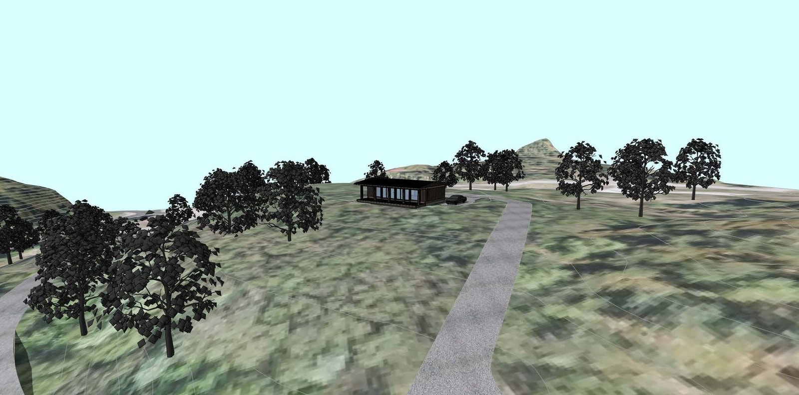 Situasjonsplan med hytte illustrert på tomt 5 (se også vedlagte pdf) Galleribilde