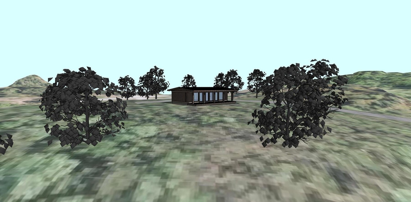 Situasjonsplan med hytte illustrert på tomt 5 (se også vedlagte pdf) Galleribilde