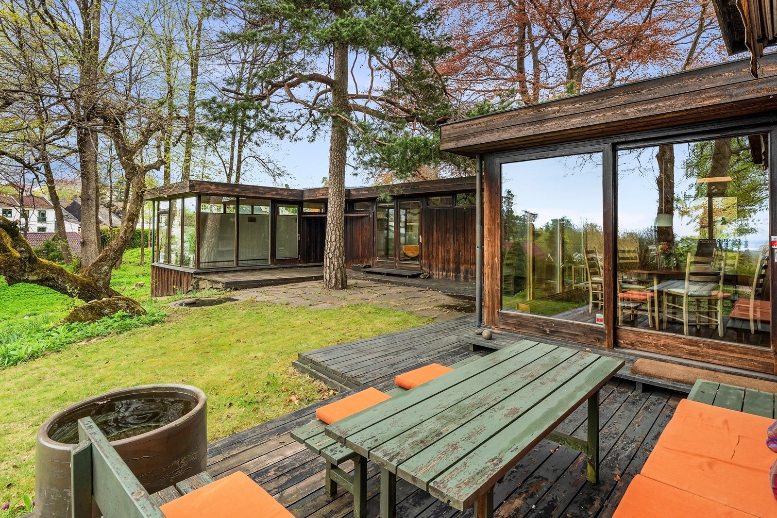 Det er gode solforhold på eiendommen. Galleribilde