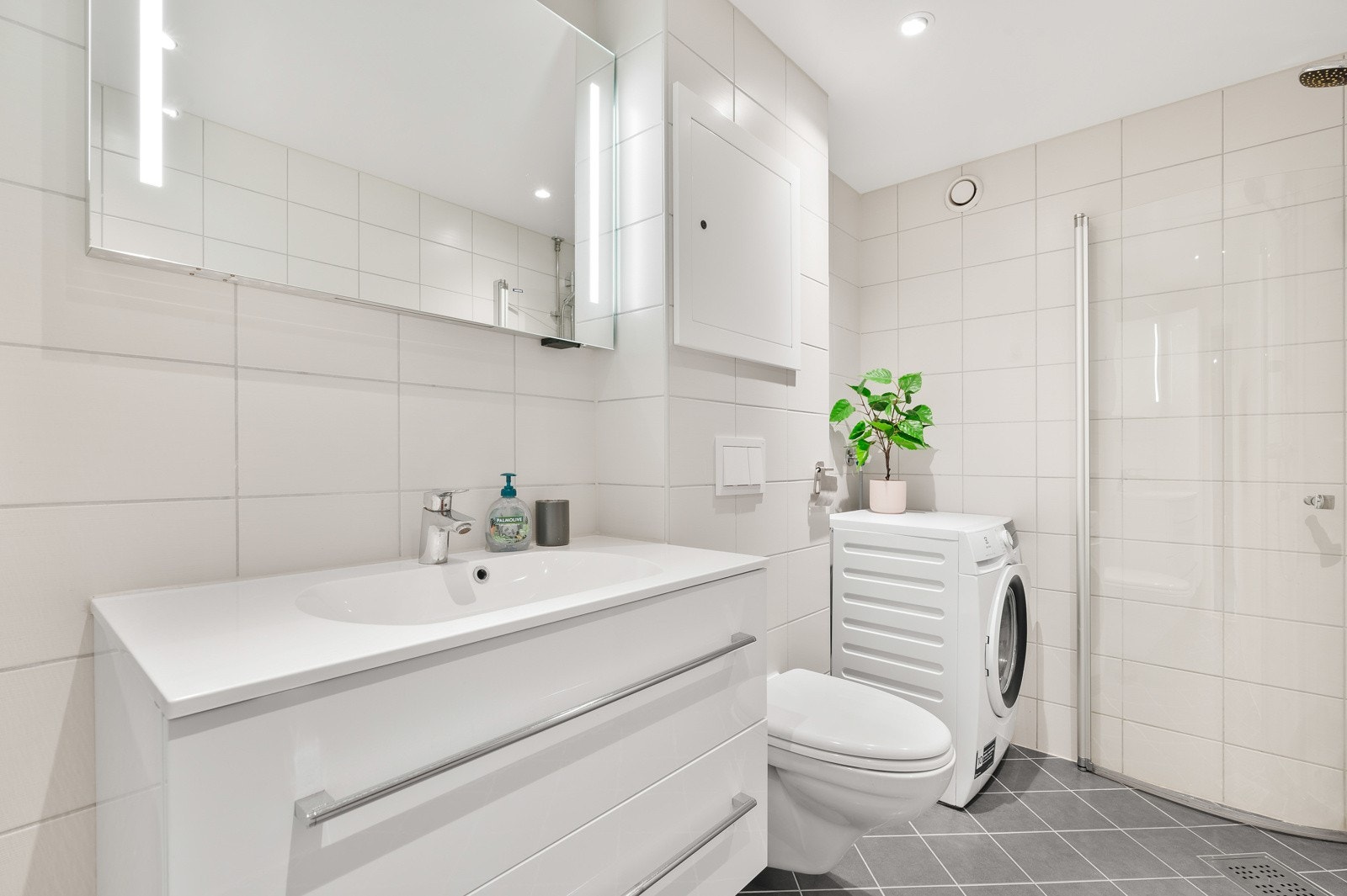 Badet var nytt i 2018 - pusset opp i regi av borettslaget Galleribilde