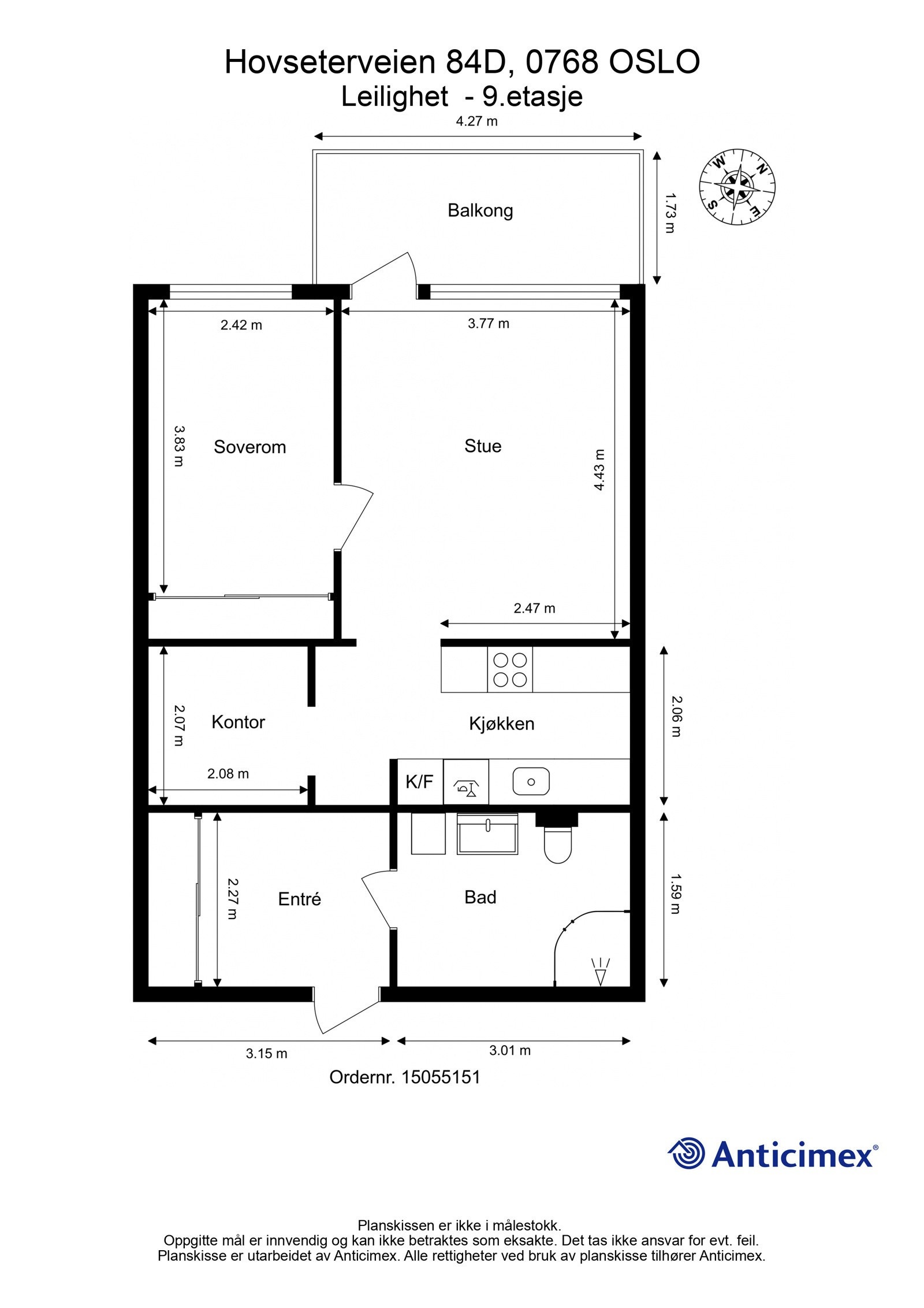 plantegning Galleribilde