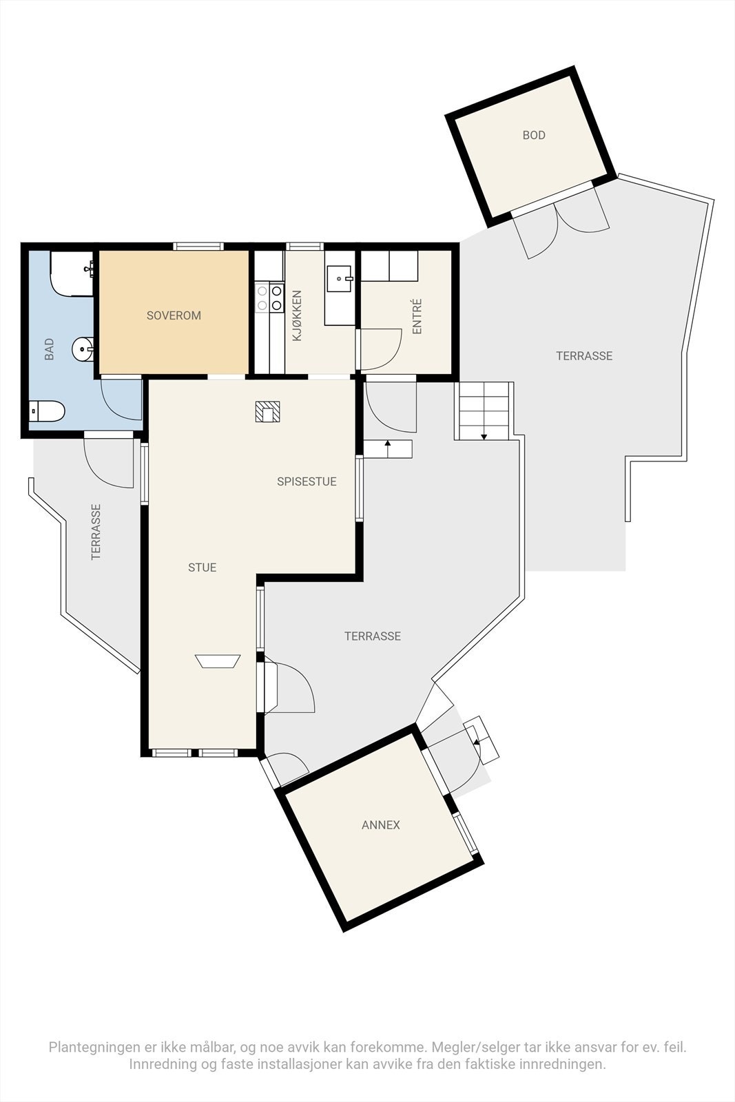 Plantegning Galleribilde