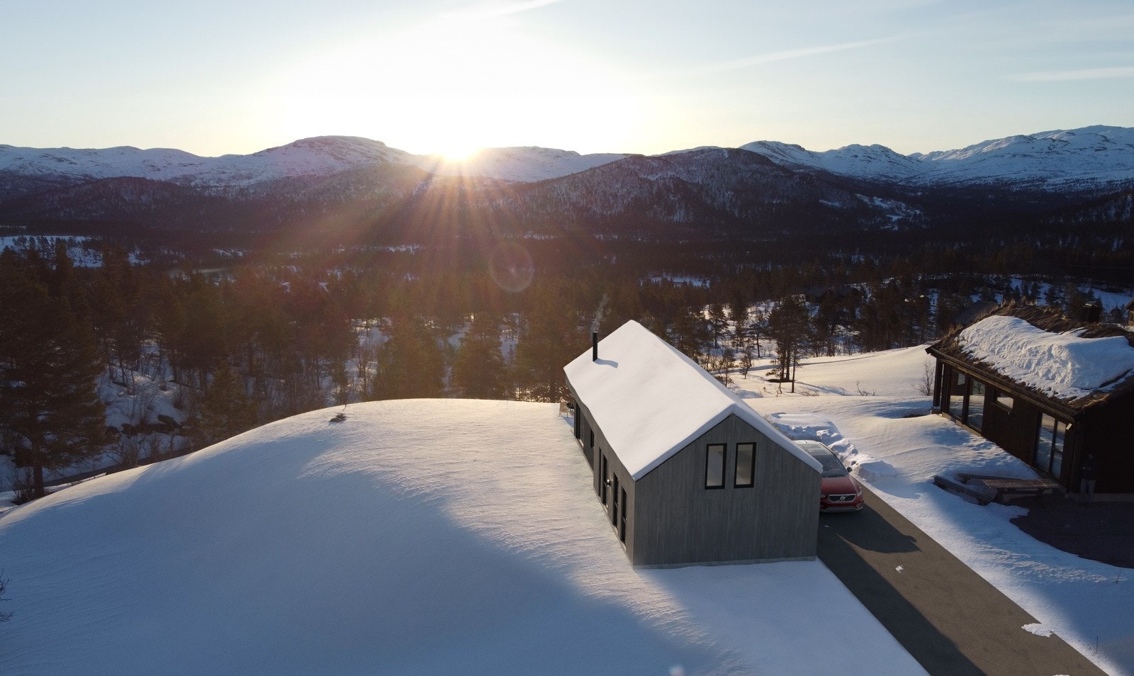 Vatnedalsvegen Hytte Eksteriør V2 02 Galleribilde