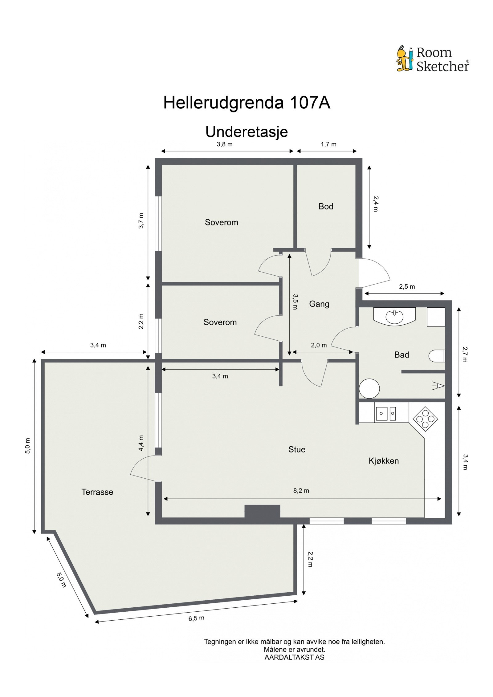 Planskisse. Galleribilde