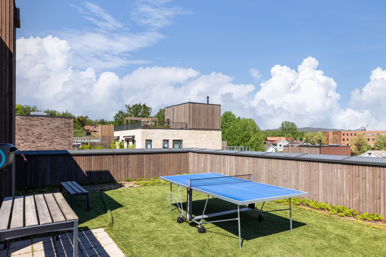 Felles takterrasse. Galleribilde