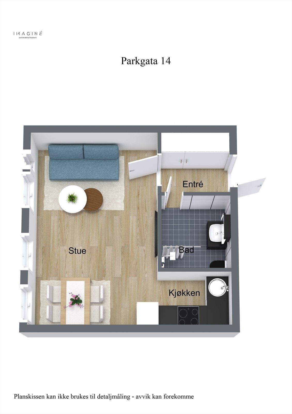 Planskisse. Galleribilde