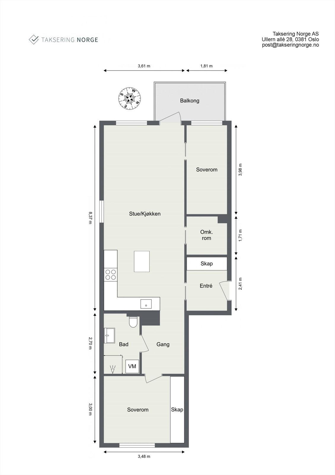 Plantegning Galleribilde