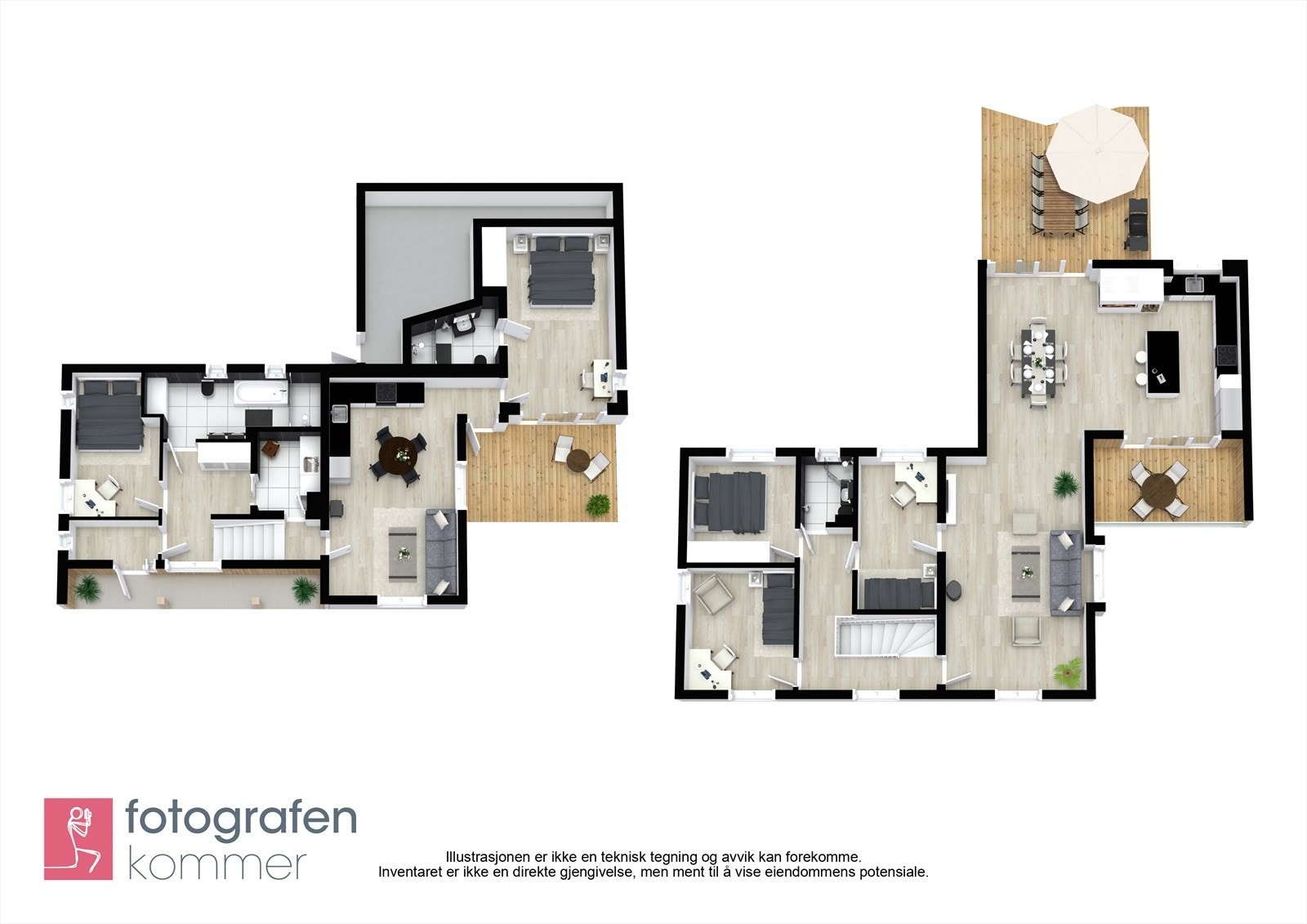 Project letterhead - Fagerliveien 45 - 3D Floor Plan.jpg Galleribilde