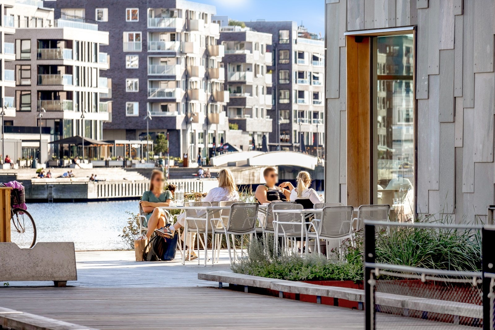 Bjørvika på sommerstid. Galleribilde