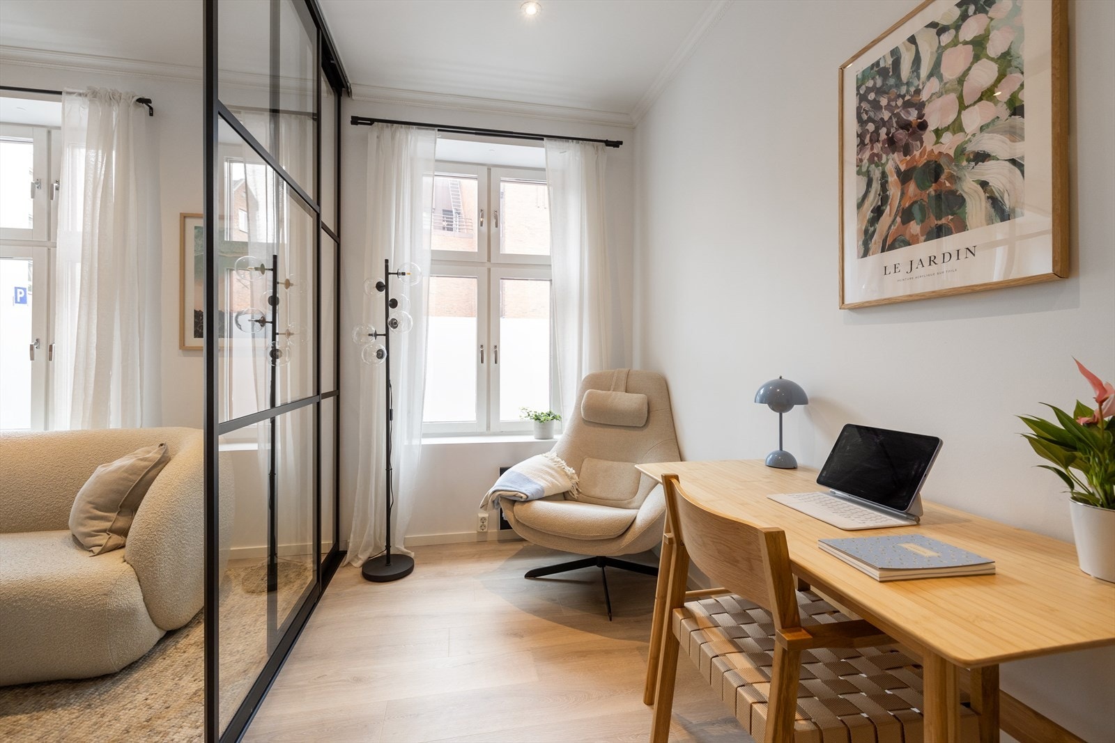 - Fin løsning i dag benyttes som et kontor. Det er mulighet for å lage et ekstra soverom - Galleribilde