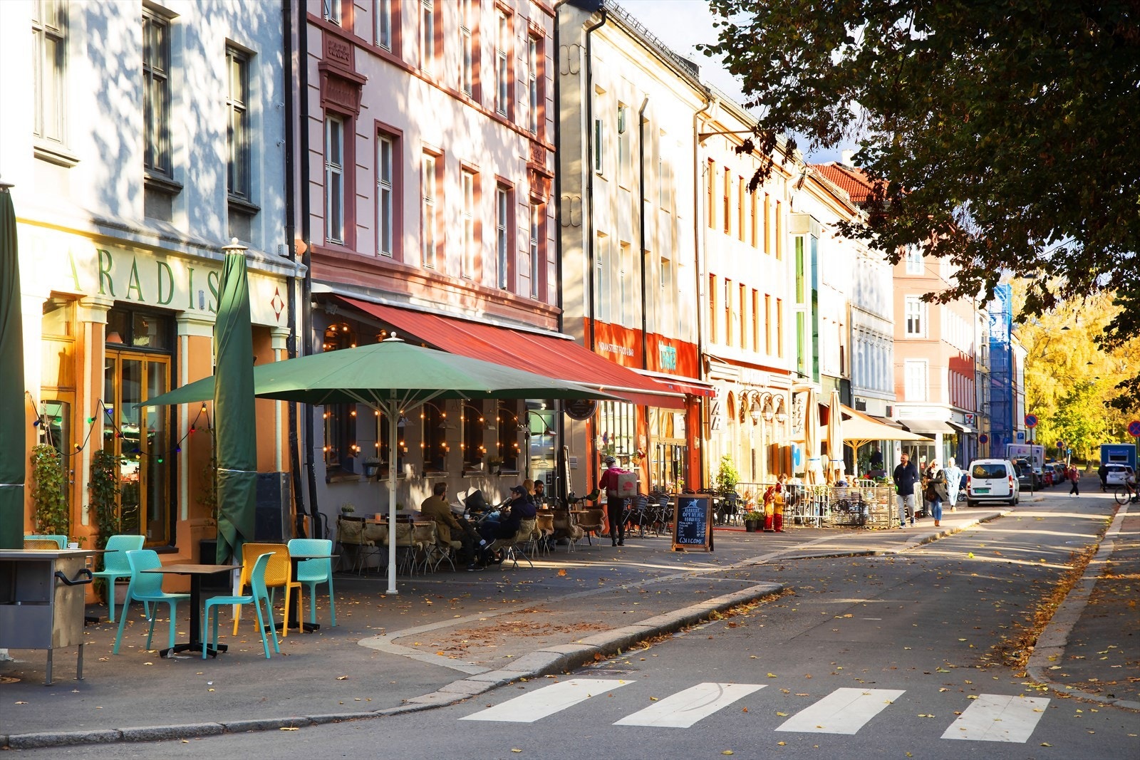 - Grünerløkka er et spennende, attraktivt og populært strøk med et rikt tilbud av kafeer og restauranter - Galleribilde