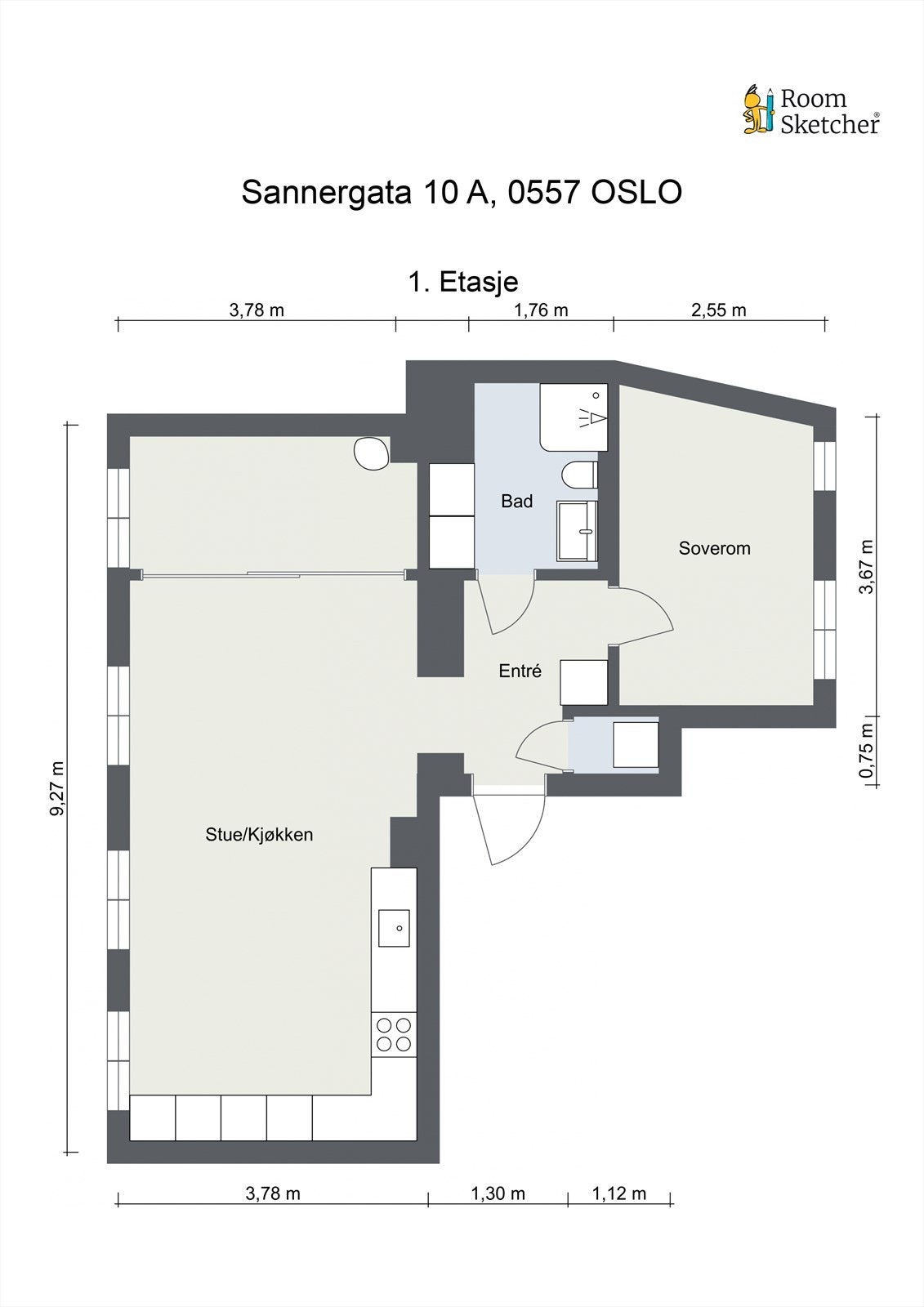 - Vi viser deg plantegning tidlig, slik at du får orientert deg - Galleribilde