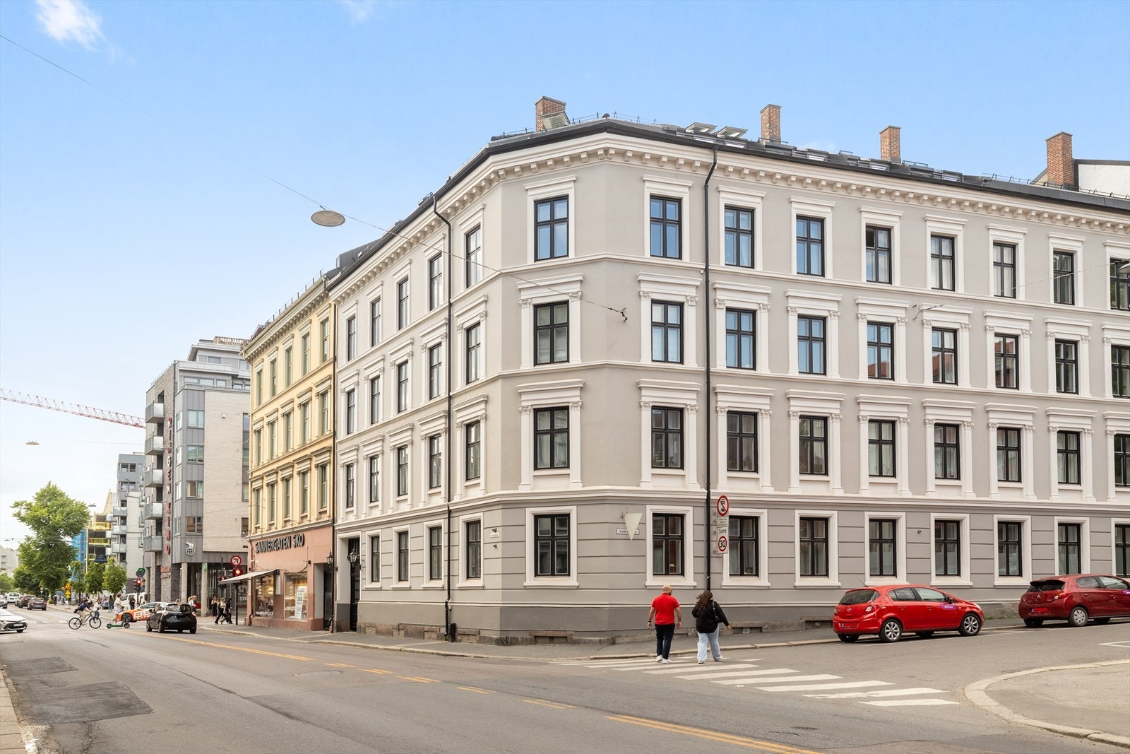 - Fasaden til Sannergata 10A - Galleribilde