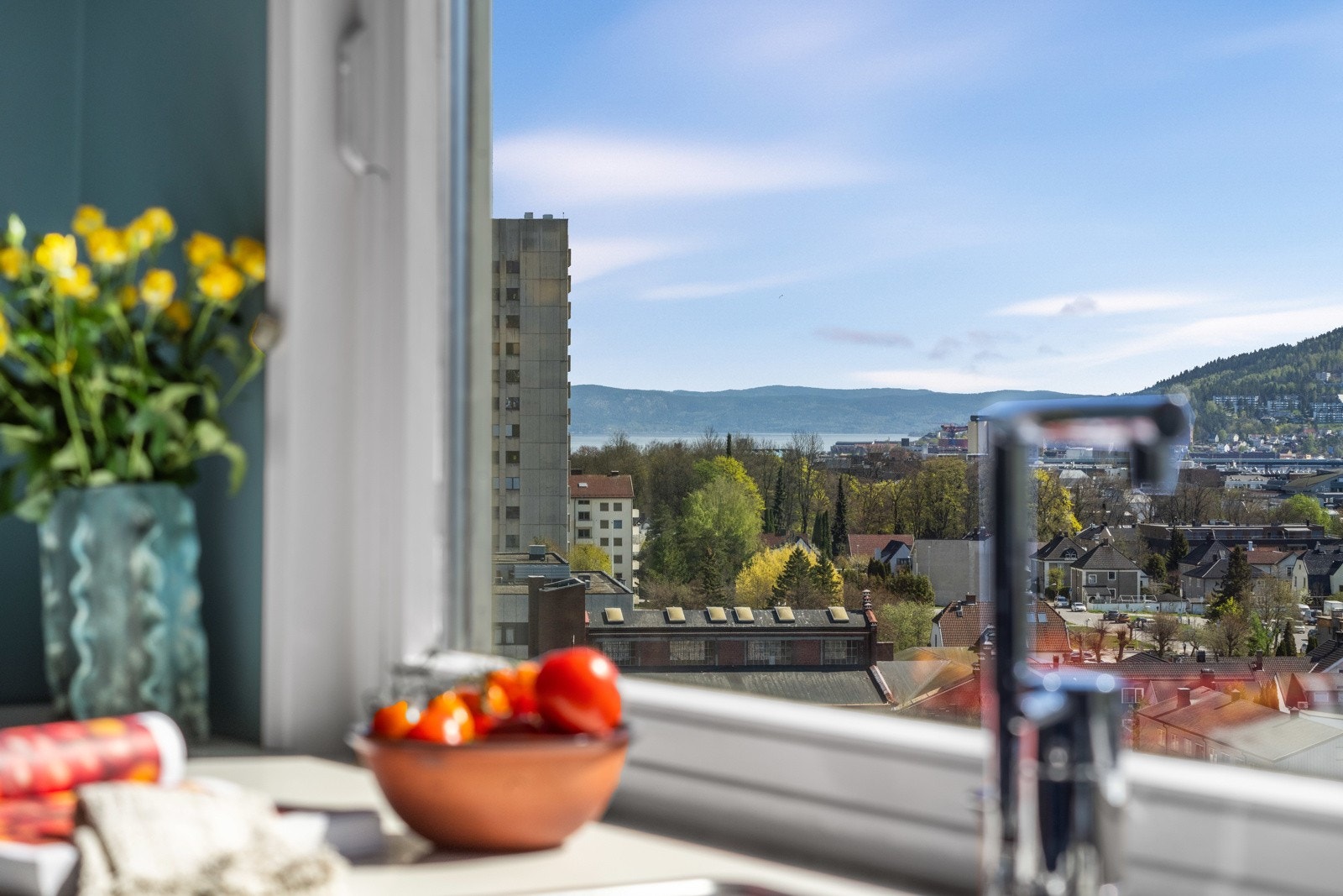Flott utsikt til fjorden Galleribilde