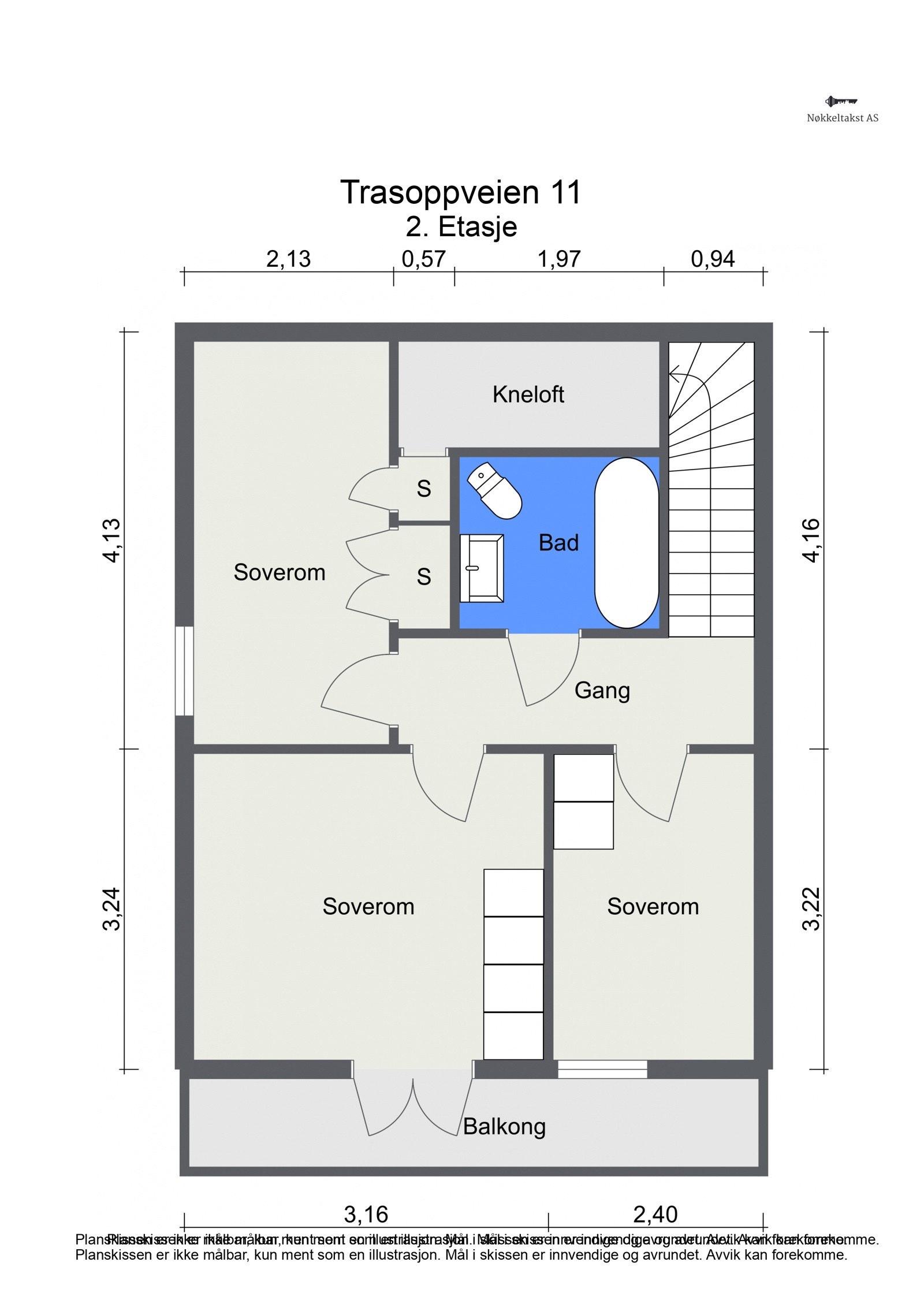 Plantegning - 2. Etasje Galleribilde
