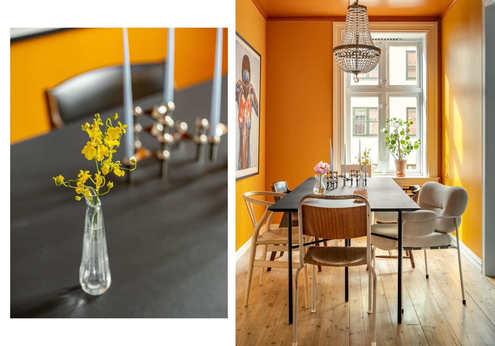 Det er rikelig med plass til langbord til større besøk. Galleribilde