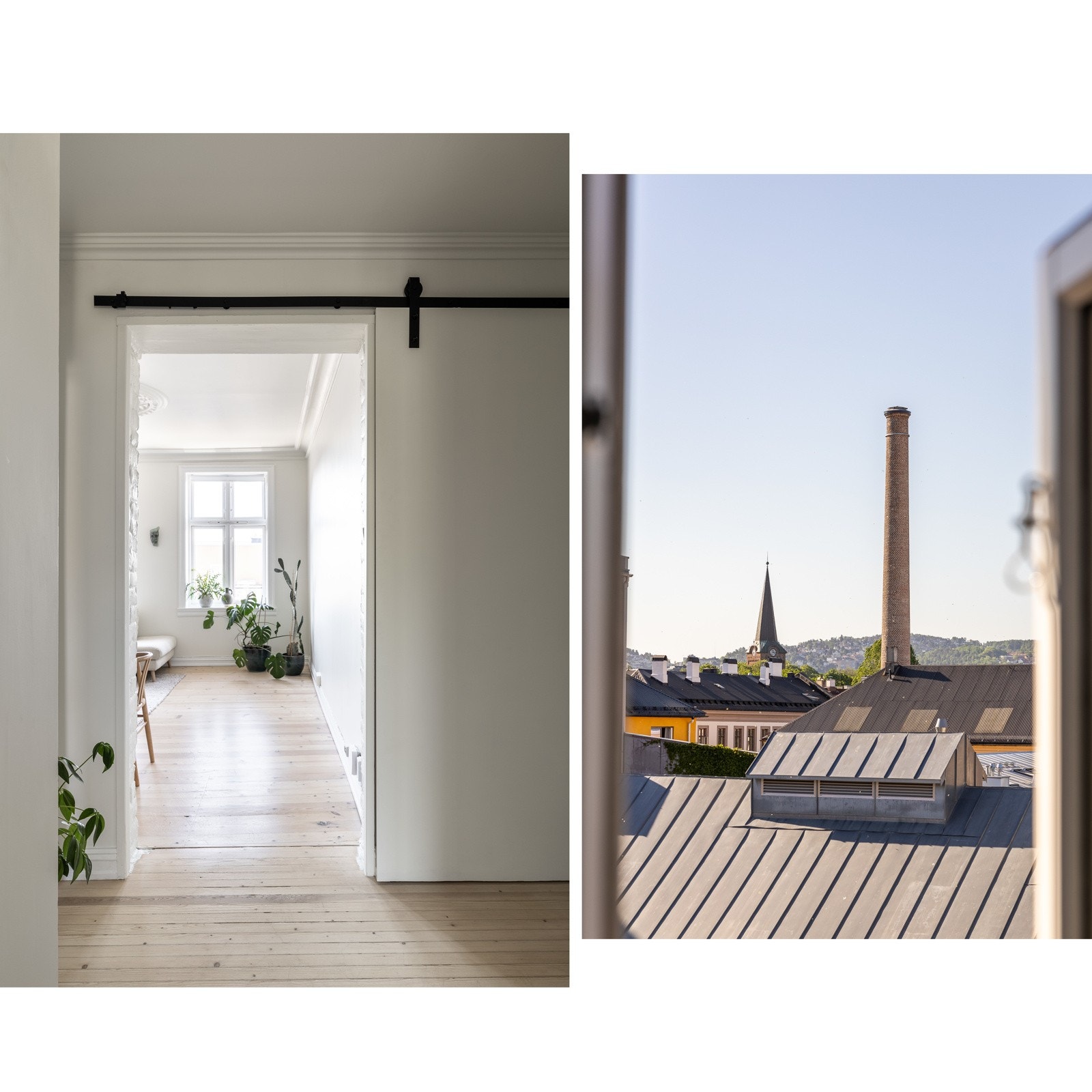 Leiligheten har en gjennomgående planløsning og rikelig med lysinnslipp i alle rom. Galleribilde