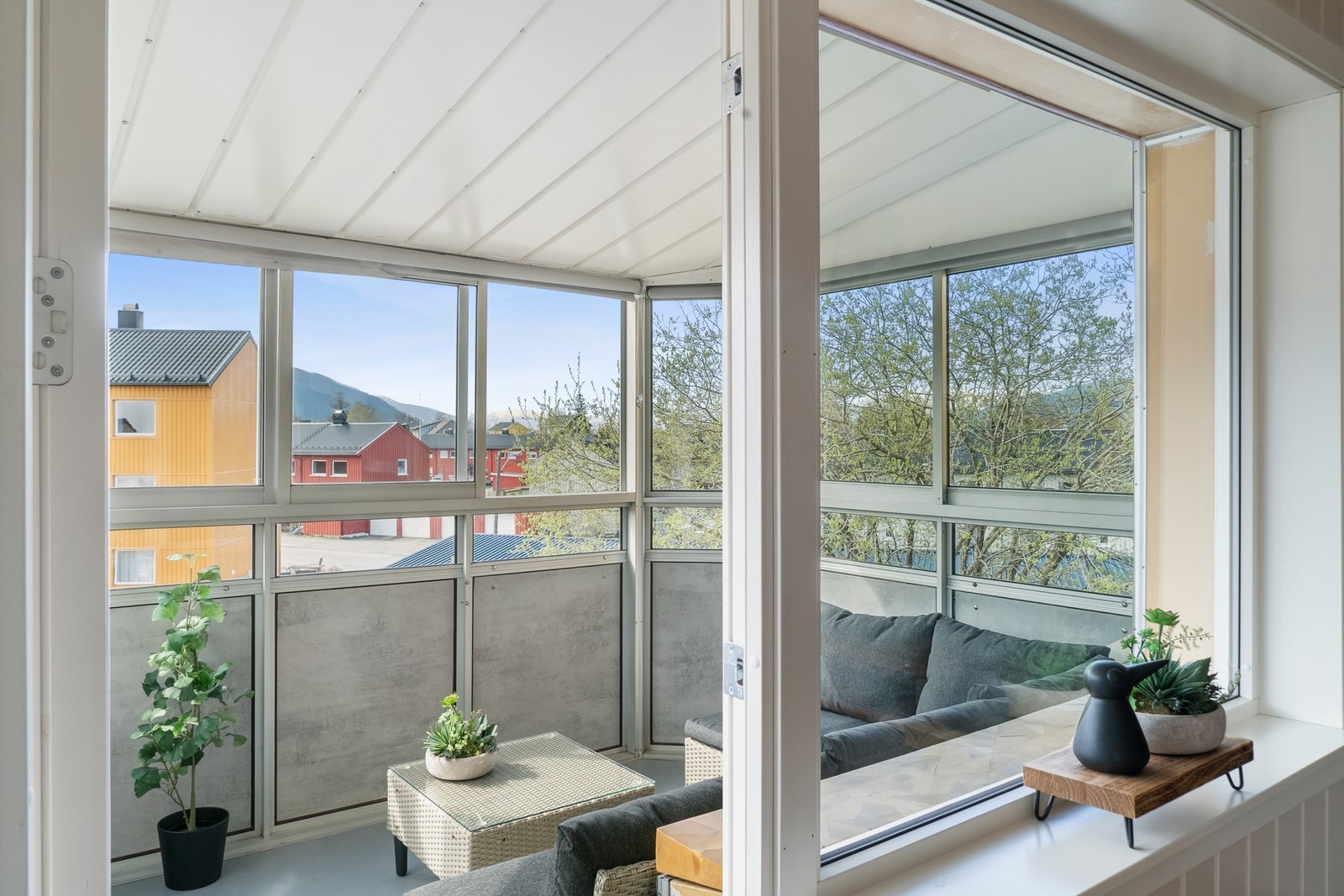 3- roms leilighet med innbydende balkong. Galleribilde