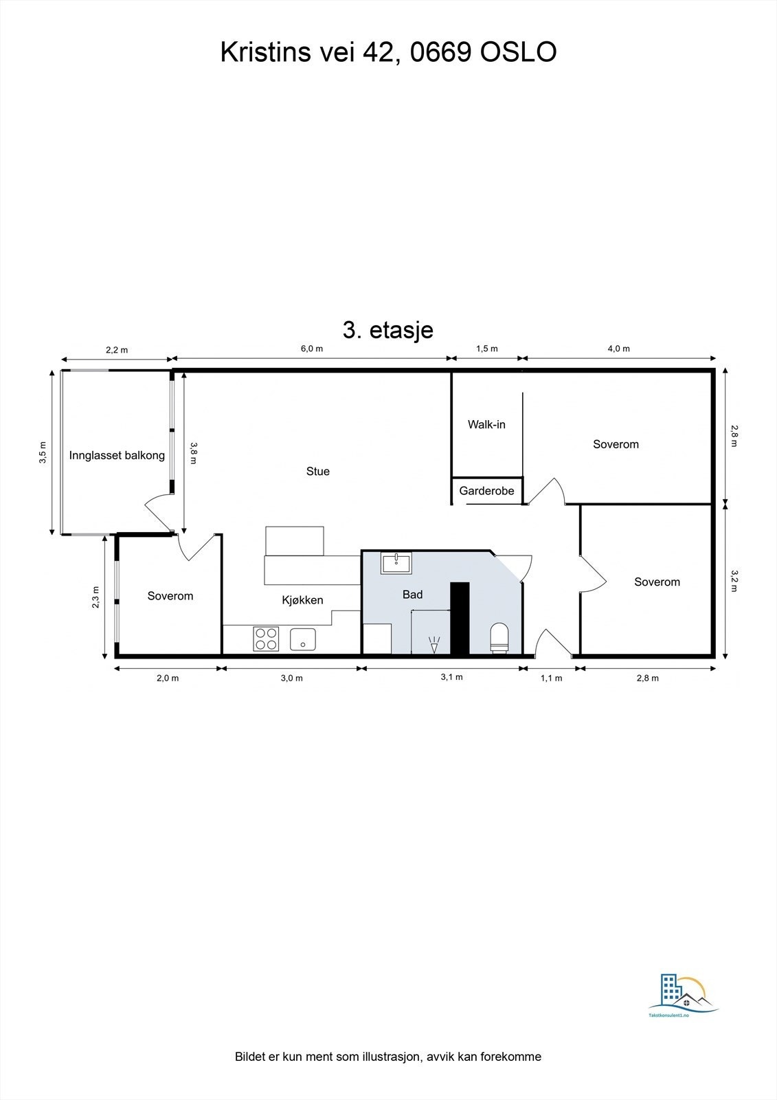 Plantegning av boligen. Galleribilde