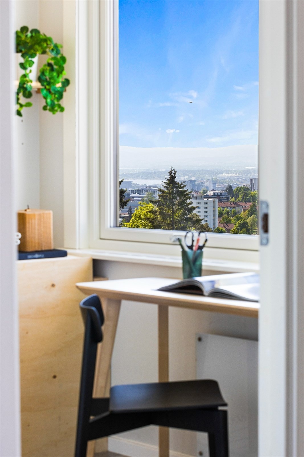 Her har man en flott utsikt med havgløtt. Galleribilde
