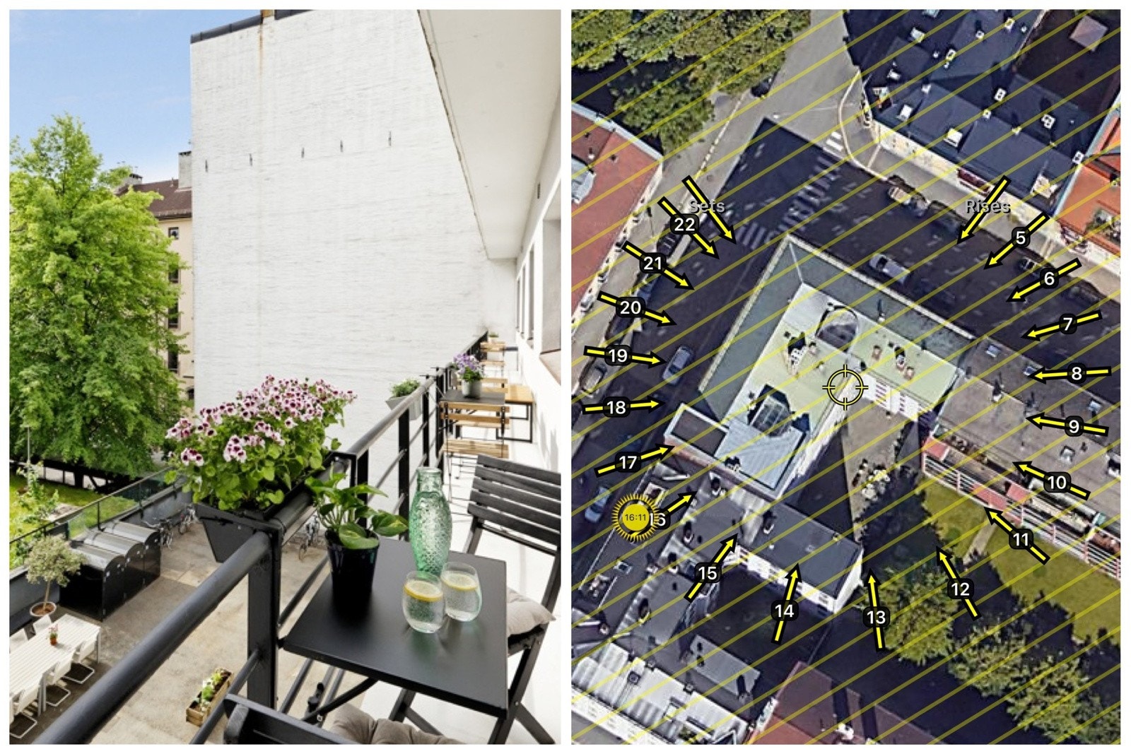 Dette rommet har utgang til sørøst-vendt brannbalkong med morgensol hvor morgenkaffen ofte nytes Galleribilde